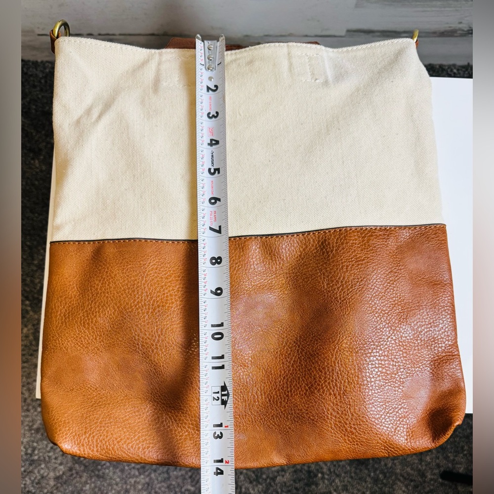 Free People Crossbody Purse & Satchel Purse Vegan Leather With Detachable Strap - Picture 6 of 12